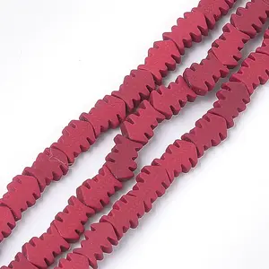Spray Painted Non-magnetic Synthetic Hematite Beads Strands