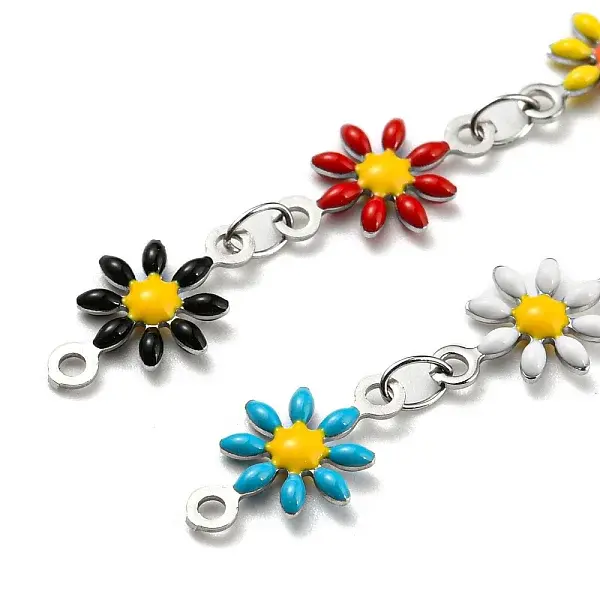 304 Stainless Steel Flower Link Chain