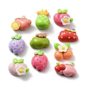 Fruit Opaque Resin Decoden Cabochons