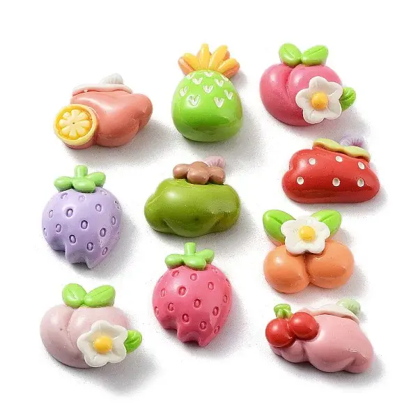 Fruit Opaque Resin Decoden Cabochons