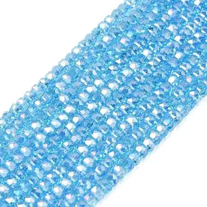 Electroplate Glass Beads Strands