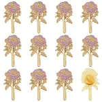 12Pcs Flower Enamel Pins