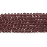 Imitate Austrian Crystal Frosted Glass Beads Strands