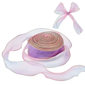 35M Gradient Color Polyester Ribbon