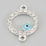 Alloy Rhinestone Links connectors