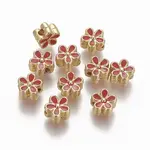 Brass Enamel Beads
