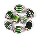 Handmade Millefiori Glass Barrel Beads