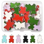 36Pcs Alloy Enamel Pendants