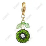 Kiwi Fruit Glass Seed Beads Pendant Decorations