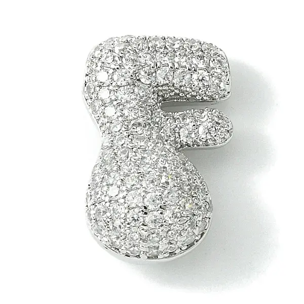 Rack Plating Brass Cubic Zirconia Pendants