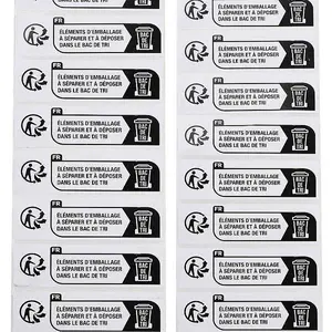 Paper Safety Tape Adhesive Stickers