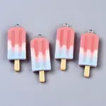 Rainbow Resin Pendants