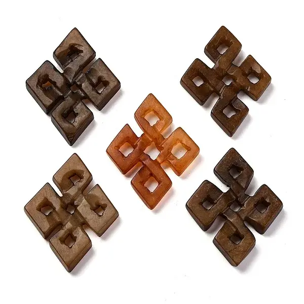 Dyed Natural Xiuyan Jade Carved Pendants