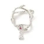 Brass Micro Pave Cubic Zirconia Findings
