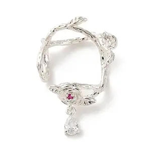 Brass Micro Pave Cubic Zirconia Findings