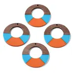 Resin & Walnut Wood Pendants