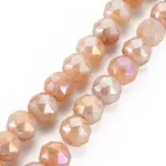 Electroplate Glass Beads Strands