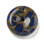 Synthetic Gold Clinquant Stone Pendants