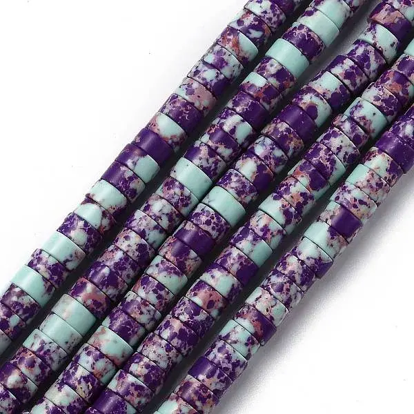 Synthetic Imperial Jasper Beads Strands