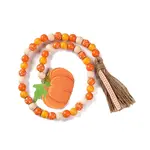 Thanksgiving Day Theme Wooden Beaded Pendant Decorations