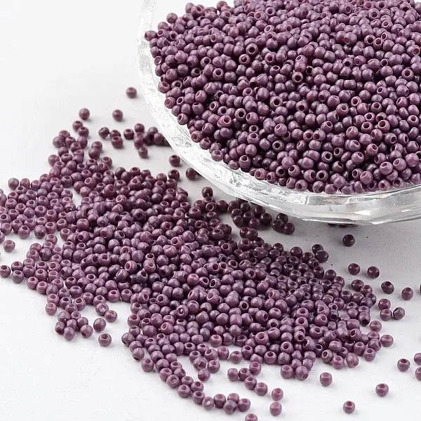 12/0 Grade A Baking Paint Glass Seed Spacer Beads