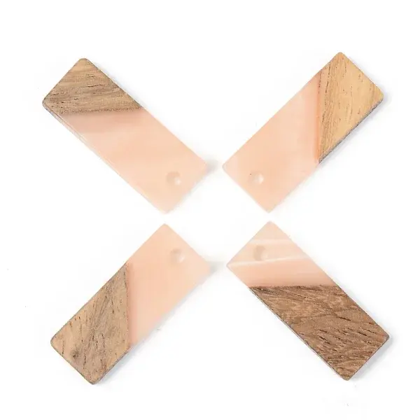 Resin & Walnut Wood Pendants