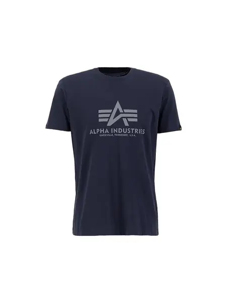ALPHA INDUSTRIES Tričko  námornícka modrá / čadičová