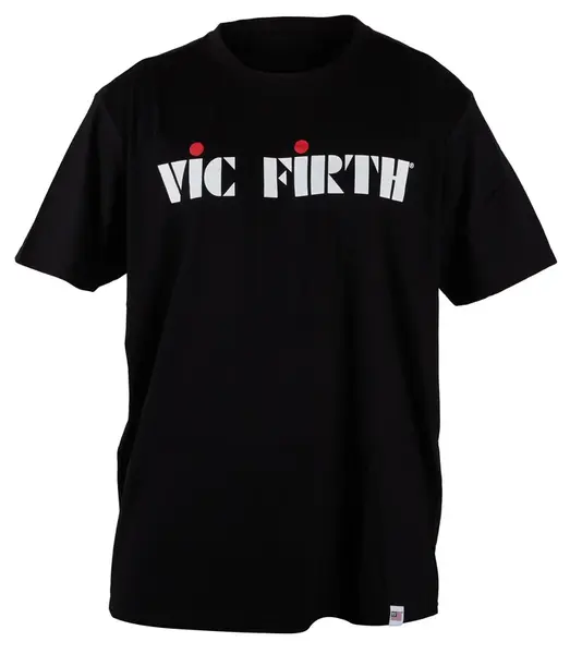 Vic Firth Black Logo Tee XL