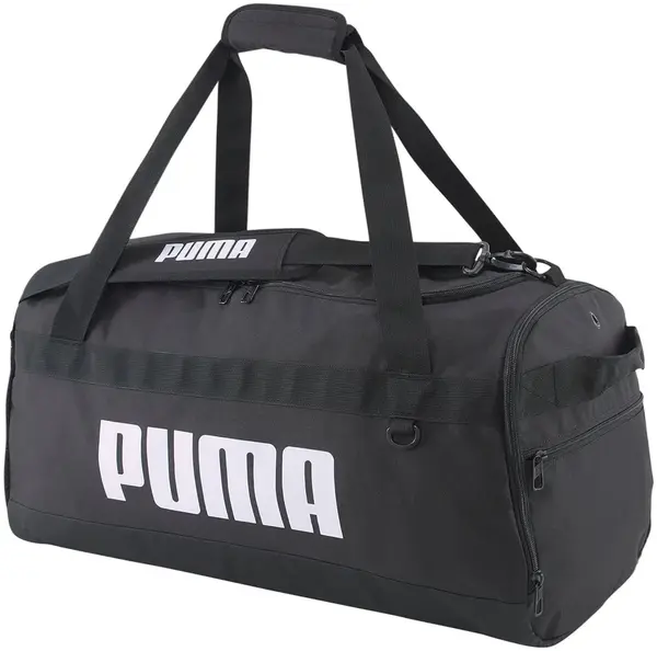 PUMA Športová taška 'Challenger'  čierna / biela