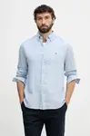 Tommy Hilfiger košile pánská lněná