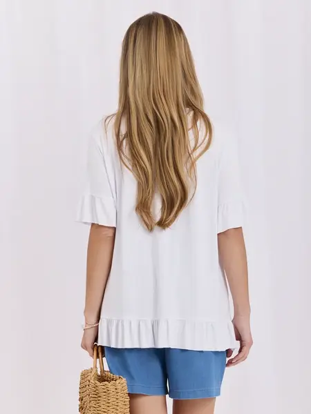 Dámská bílá oversized halenka