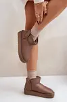 Women's platform snow boots D.Franklin DFSH370010 Taupe