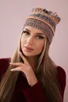 Kesi Čapica s fleece Patrycja K254 džínsy+horčica