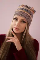 Kesi Čapica s fleece Patrycja K254 džínsy+horčica
