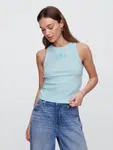 GAP Ribbed tank top with logo - Women's