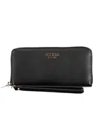 GUESS JEANS WOMEN'S WALLET BLACK