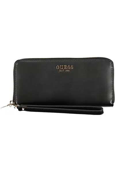 GUESS JEANS WOMEN'S WALLET BLACK