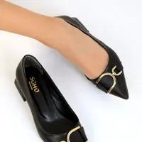 Soho Black Women's Classic High Heel Shoes 19548