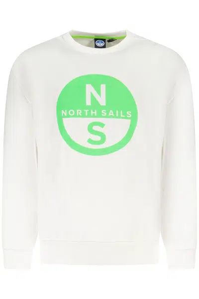 NORTH SAILS CHILDREN'S ZIP-UP SWEATSHIRT WHITE