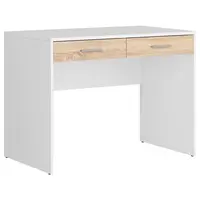 PSACÍ STŮL, bílá, barvy dubu, Sonoma dub, 100/59/76 cm