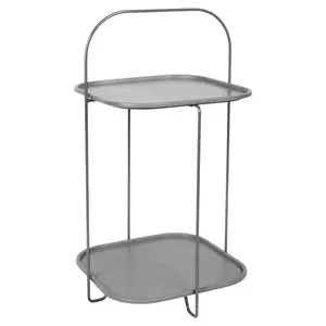 MID.YOU ODKLÁDACÍ STOLEK, šedá