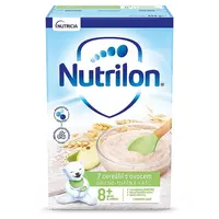 NUTRILON Obilno-mléčná kaše 7 cereálií s ovocem od 8.měsíce 225 g