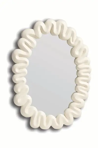 Nástěnné zrcadlo &k amsterdam Mirror Dribble White