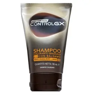 Just For Men Control GX 2in1 Shampoo šampón a kondicionér pre šedivé vlasy 118 ml