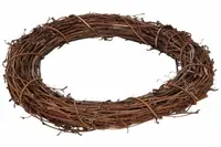 Věnec W045052 dekorační z ratanu průměr 25 cm