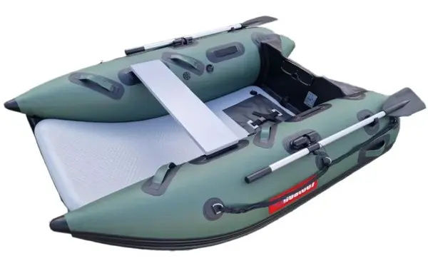 Boat007 nafukovací čln katamarán zelený 240 cm