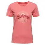 Dámské triko z nemačkavého materiálu alpine pro nogera růžová xl