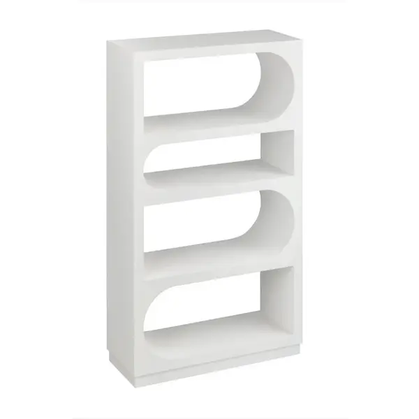 MID.YOU REGÁL, bílá, jedle, 78/135/30 cm