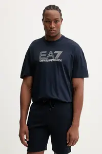 Bavlněné tričko EA7 Emporio Armani