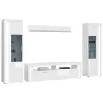 MID.YOU OBÝVACÍ STĚNA, vysoce lesklá bílá